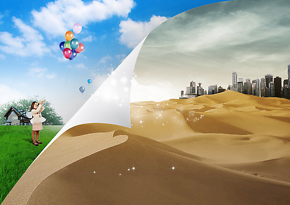 전신 PSD 외국인 구름 편집이미지 여자 종이 어린이 하늘 주택 한명 서기 잔디 일안경 사막 관찰 도시 비교 풍선 지구온난화 사막화 이미지편집 자연요소 식물 1 컨셉 모션 사람 인종 건물 망원경 기후변화 파일형식