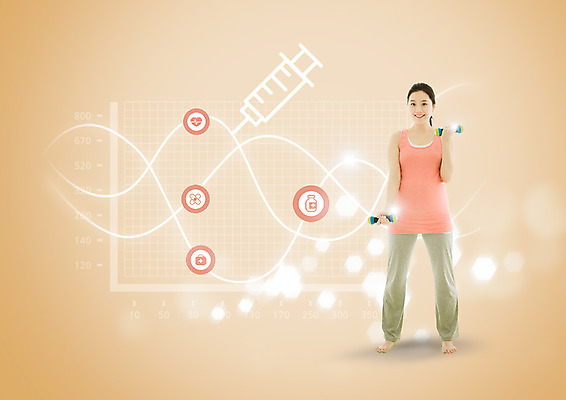 전신 PSD 편집이미지 여자 그래프 주사기 한명 서기 성인 앞모습 30대 운동복 운동 임산부 아령 한국인 성인여자한명만 이미지편집 1 옷 뷰포인트 의료기기 모션 건강 사람 동양인 장년 임신 여자한명만 성인여자만 파일형식