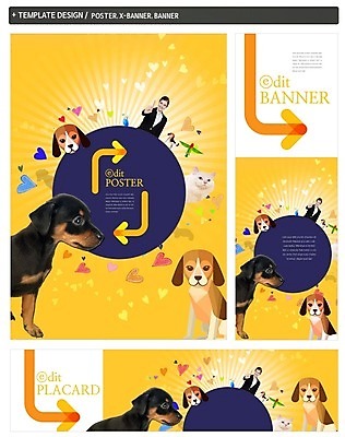 PSD 백인 템플릿 배너 배너템플릿 여자 가로배너 ZIP 포스터 세로배너 반려견 여러마리 한명 정장 상반신 20대 성인 앞모습 반려동물 세트 고양이 현수막 하트 강아지 반려 모양 서양인 동물 1 옷 뷰포인트 다수 포유류 사람 청년 가로 세로 개 파일형식