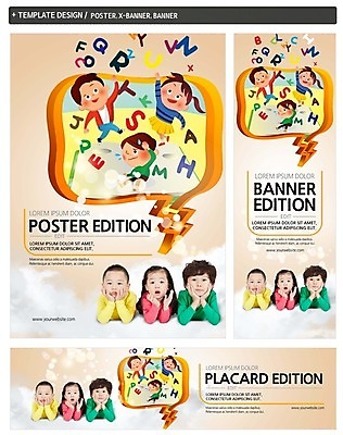 전신 PSD 템플릿 배너 알파벳 배너템플릿 여자 어린이교육 남자 가로배너 ZIP 포스터 세로배너 엎드리기 말풍선 영어교육 여러명 상반신 앞모습 세트 유치원생 한국인 현수막 영어 교육 어린이 뷰포인트 다수 모션 사람 동양인 가로 세로 파일형식