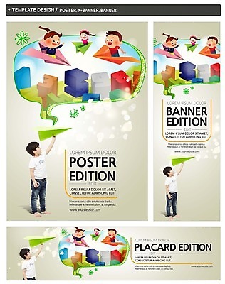 PSD 템플릿 배너 배너템플릿 여자 어린이교육 남자 가로배너 ZIP 포스터 세로배너 말풍선 여러명 세트 숫자 유치원생 한국인 현수막 비행 종이비행기 수학교육 문자 교육 어린이 다수 사람 동양인 가로 세로 수학 종이접기 파일형식