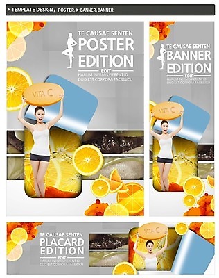 PSD 템플릿 배너 배너템플릿 여자 가로배너 ZIP 포스터 세로배너 오렌지 한명 서기 들기 상반신 20대 성인 앞모습 세트 알약 손들기 한국인 현수막 비타민 비타민C 1 뷰포인트 과일 모션 사람 동양인 청년 가로 세로 약 영양소 파일형식