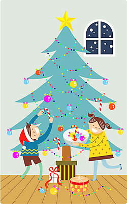 여자 기념일 남자 행복 어린이 크리스마스장식 크리스마스 일러스트 산타모자 창문 크리스마스선물 두명 기쁨 눈 설레임 크리스마스지팡이 국내일러스트 AI파일 자연요소 모자_잡화 감정 지팡이 날씨 선물 사람 이벤트 파일형식 벡터