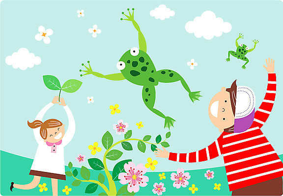 나무 구름 여자 기념일 남자 꽃 행복 어린이 일러스트 나뭇잎 개구리 두명 새싹 기쁨 설레임 경칩 국내일러스트 AI파일 자연요소 식물 감정 잎 양서류 사람 이벤트 절기 파일형식 벡터