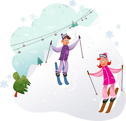 주간 나무 여자 남자 겨울 일러스트 스키 겨울스포츠 스키장 고글 성인 야외 두명 눈 스키복 스키장비 폴 스키리프트 국내일러스트 AI파일 자연요소 식물 옷 계절 스포츠용품 스포츠 날씨 사람 리프트 스키용품 파일형식 벡터