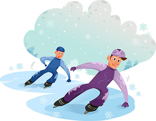 주간 나무 남자 겨울 일러스트 겨울스포츠 성인 야외 두명 얼음 스케이트 눈 헬멧 스피드스케이팅 국내일러스트 AI파일 자연요소 식물 계절 스포츠용품 스포츠 날씨 사람 스케이팅 보호장비 파일형식 벡터