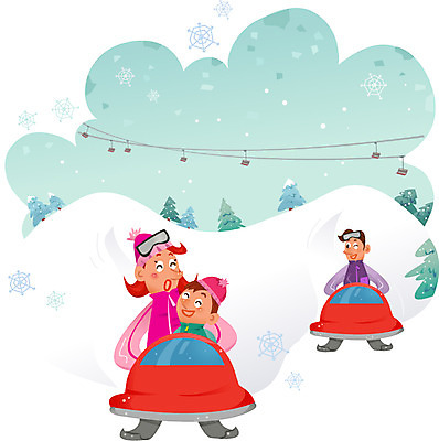 주간 나무 여자 남자 어린이 겨울 일러스트 가족 겨울스포츠 고글 털모자 성인 야외 세명 눈 봅슬레이 스키리프트 국내일러스트 AI파일 자연요소 식물 모자_잡화 계절 스포츠 관계 날씨 사람 리프트 파일형식 벡터