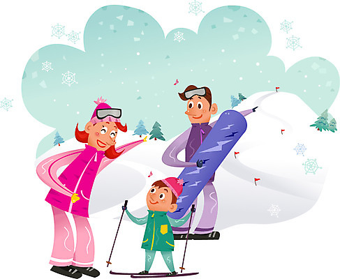 주간 나무 여자 남자 어린이 겨울 일러스트 스키 겨울스포츠 스키장 고글 성인 야외 세명 눈 스노우보드 스키복 스키장비 폴 스노보드복 국내일러스트 AI파일 자연요소 식물 옷 계절 스포츠용품 스포츠 날씨 사람 보드_스포츠 스키용품 파일형식 벡터