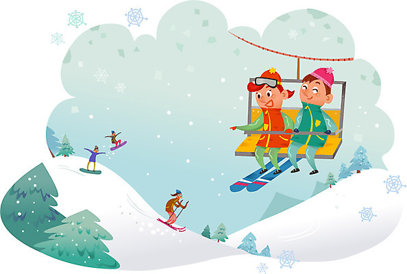 주간 나무 여자 남자 어린이 겨울 일러스트 스키 겨울스포츠 스키장 고글 여러명 성인 야외 눈 스키복 스키장비 스키리프트 국내일러스트 AI파일 자연요소 식물 옷 계절 스포츠용품 스포츠 다수 날씨 사람 리프트 파일형식 벡터