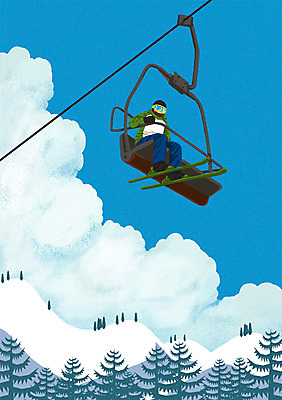 주간 PSD 나무 구름 남자 스포츠 겨울 일러스트 스키 겨울스포츠 스키장 산 한명 성인 야외 눈 스키리프트 국내일러스트 자연요소 식물 1 계절 날씨 사람 리프트 파일형식