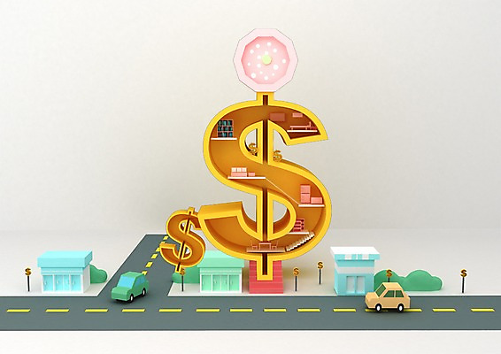 PSD 편집이미지 도로 승용차 집안 사람없음 건물 컴퓨터그래픽 3D소스 3D 달러 상점 화폐기호 디지털합성 두대 편집3D 건축물 기호 길 돈 2 교통시설 자동차 실내 그래픽 화폐 파일형식