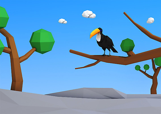 PSD 나무 동물 구름 편집이미지 한마리 하늘 사람없음 컴퓨터그래픽 3D소스 3D 나뭇가지 디지털합성 앵무새 세그루 편집3D 자연요소 식물 1 조류 3 그래픽 파일형식