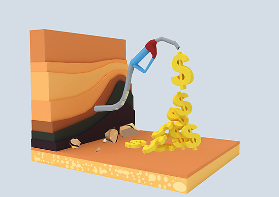 PSD 편집이미지 사람없음 컴퓨터그래픽 3D소스 3D 달러 화폐기호 석유 땅 디지털합성 주유기 지층 편집3D 기호 돈 그래픽 기계 화폐 주유 파일형식