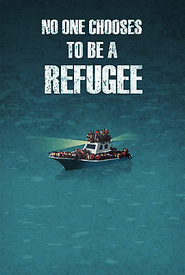 PSD 포스터 바다 일러스트 사람 여러명 위험 탈출 난민 도피 선박 국내일러스트 다수 컨셉 수상교통 파일형식