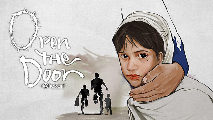 PSD 남자 어린이 일러스트 소년 여러명 성인 슬픔 위험 가난 탈출 난민 도피 국내일러스트 감정 다수 컨셉 사람 파일형식