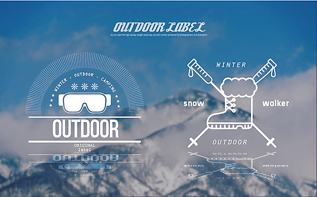 겨울 일러스트 고글 아웃도어 장화 사람없음 라벨 빈티지 눈송이 복고 폴 스키고글 국내일러스트 AI파일 계절 신발 컨셉 프레임 눈_날씨 스키용품 파일형식 벡터