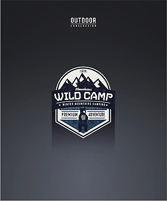 동물 스티커 일러스트 곰 산 아웃도어 사람없음 라벨 캠핑 빈티지 국내일러스트 AI파일 컨셉 포유류 레저 프레임 파일형식 벡터