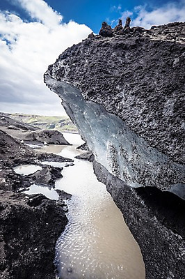 포토 JPG 주간 구름 해외풍경 해외 유럽 자연 하늘 아이슬란드 풍경 사람없음 야외 강 바위 빙하 솔헤이마요쿨 국내포토 자연요소 나라 돌_바위 생태계 파일형식