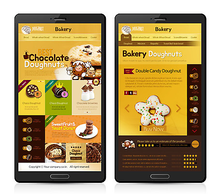 PSD 템플릿 빵 웹템플릿 디자인시안 모바일 사람없음 쇼핑 쿠키 우유 도넛 모바일템플릿 모바일웹 마카롱 브라우니 온라인쇼핑몰 스토어 이미지템플릿 음식 디저트 유제품 쇼핑몰 온라인 파일형식