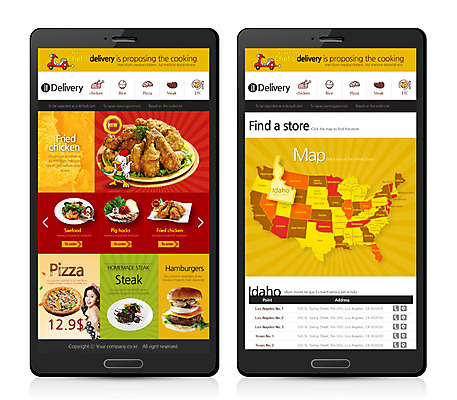 PSD 템플릿 여자 웹템플릿 지도 디자인시안 모바일 피자 성인 두명 쇼핑 요리사 한국인 햄버거 모바일템플릿 모바일웹 배달음식 온라인쇼핑몰 스토어 이미지템플릿 직업 음식 패스트푸드 서양음식 사람 동양인 쇼핑몰 배달 온라인 파일형식