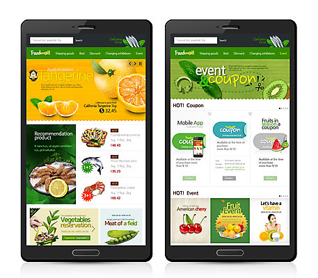 PSD 템플릿 여자 웹템플릿 과일 디자인시안 모바일 새우 귤 키위 한명 성인 쇼핑 한국인 게 해산물 모바일템플릿 모바일웹 온라인쇼핑몰 스토어 이미지템플릿 1 갑각류 사람 동양인 쇼핑몰 온라인 파일형식