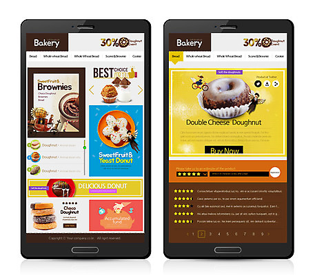 PSD 템플릿 여자 남자 음식 빵 웹템플릿 디자인시안 모바일 여러명 성인 쇼핑 도넛 모바일템플릿 모바일웹 머핀 온라인쇼핑몰 스토어 이미지템플릿 다수 디저트 사람 쇼핑몰 온라인 파일형식