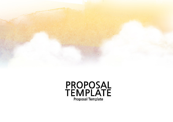 구름 템플릿 표지 수묵화 사람없음 프레젠테이션 문서템플릿 서식 레이아웃 문서 제안서 이미지템플릿 AI파일 자연요소 미술 파일형식 벡터