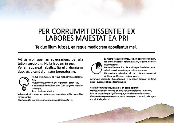 구름 템플릿 내지 산 수묵화 사람없음 프레젠테이션 문서템플릿 서식 레이아웃 문서 제안서 이미지템플릿 AI파일 자연요소 미술 파일형식 벡터