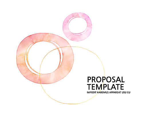 템플릿 표지 사람없음 원형 프레젠테이션 문서템플릿 서식 레이아웃 문서 제안서 이미지템플릿 AI파일 도형 파일형식 벡터