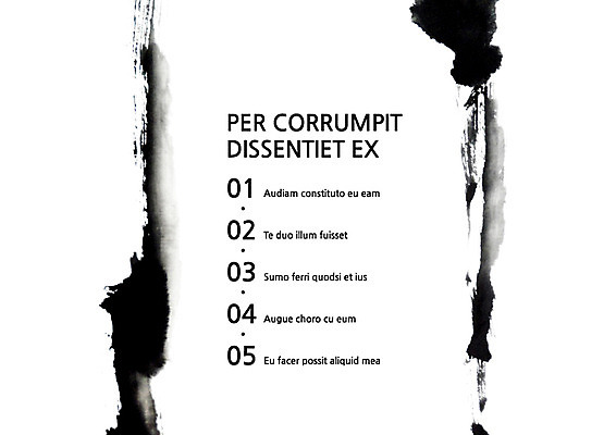 템플릿 내지 붓터치 사람없음 먹 프레젠테이션 문서템플릿 서식 레이아웃 문서 제안서 목차 이미지템플릿 AI파일 서예 파일형식 벡터