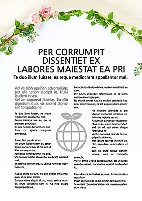 템플릿 꽃 내지 나뭇잎 사람없음 프레젠테이션 문서템플릿 서식 레이아웃 문서 제안서 이미지템플릿 AI파일 식물 잎 파일형식 벡터