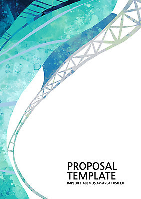 템플릿 표지 곡선 수채화 사람없음 프레젠테이션 문서템플릿 서식 레이아웃 문서 제안서 이미지템플릿 AI파일 선 파일형식 벡터