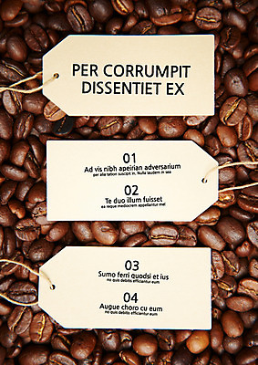 템플릿 내지 사람없음 원두 프레젠테이션 문서템플릿 서식 레이아웃 문서 제안서 네임텍 목차 이미지템플릿 AI파일 커피 파일형식 벡터