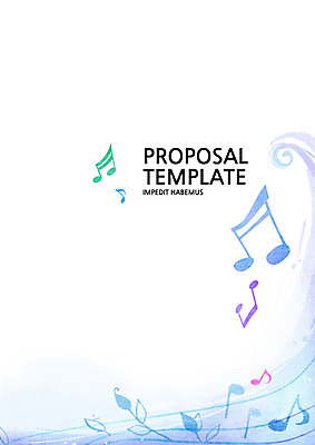 템플릿 표지 음표 나뭇잎 사람없음 프레젠테이션 문서템플릿 서식 레이아웃 문서 제안서 이미지템플릿 AI파일 기호 음악 잎 파일형식 벡터