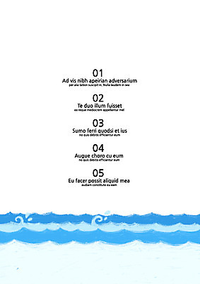 템플릿 내지 물결 파도 사람없음 프레젠테이션 문서템플릿 서식 레이아웃 문서 제안서 물결무늬 목차 이미지템플릿 AI파일 바다 무늬 파일형식 벡터