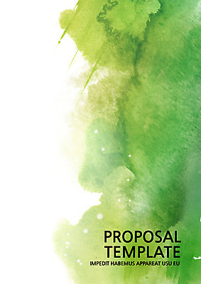 템플릿 표지 사람없음 물감 프레젠테이션 문서템플릿 서식 레이아웃 문서 번짐 제안서 이미지템플릿 AI파일 미술도구 파일형식 벡터 효과