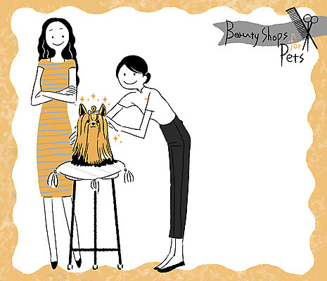 PSD 여자 의자 일러스트 가위 방석 성인 두명 반려동물 팔짱 강아지 애견미용 애견미용사 애견빗 프레임일러스트 국내일러스트 동물 가구 모션 문구용품 프레임 사람 뷰티 개 미용사 애견용품 파일형식