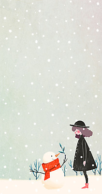 PSD 나무 모자 여자 겨울 일러스트 상상 눈사람 상상일러스트 한명 소녀 목도리 나뭇가지 눈 소녀만 소녀한명만 국내일러스트 자연요소 식물 1 잡화 계절 어린이 날씨 사람 여자만 여자한명만 어린이만 파일형식