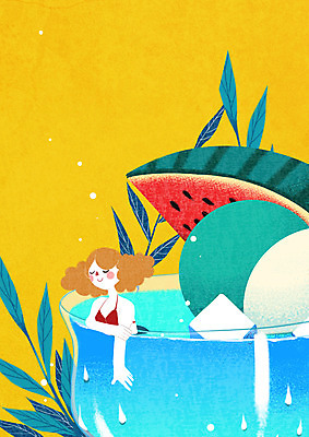 PSD 여자 음료 일러스트 상상 나뭇잎 아이스크림 여름음식 잔 수박 상상일러스트 한명 소녀 여름 소녀만 소녀한명만 제철음식 제철과일 국내일러스트 1 식기 계절 어린이 음식 잎 과일 디저트 사람 제철 여자만 여자한명만 어린이만 파일형식 여름_계절