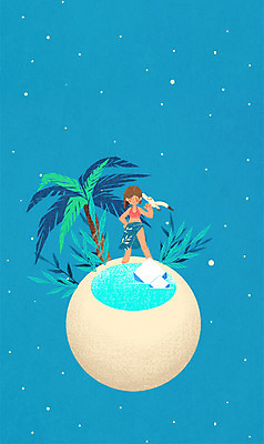 PSD 여자 수영복 별 일러스트 상상 갈매기 상상일러스트 한명 소녀 여름 야자수 얼음 달 풀잎 오아시스 소녀만 소녀한명만 국내일러스트 자연요소 나무 1 옷 계절 어린이 잎 조류 사람 풀_식물 여자만 여자한명만 어린이만 파일형식