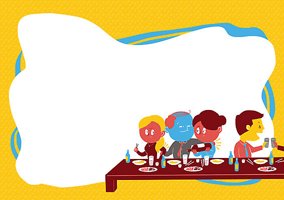 PSD 여자 남자 음식 캠페인 일러스트 젓가락 술병 여러명 성인 스킨십 강요 성범죄 성추행 성희롱 프레임일러스트 회식 국내일러스트 다수 컨셉 병_용기 프레임 주류 수저 사람 식사 범죄 파일형식