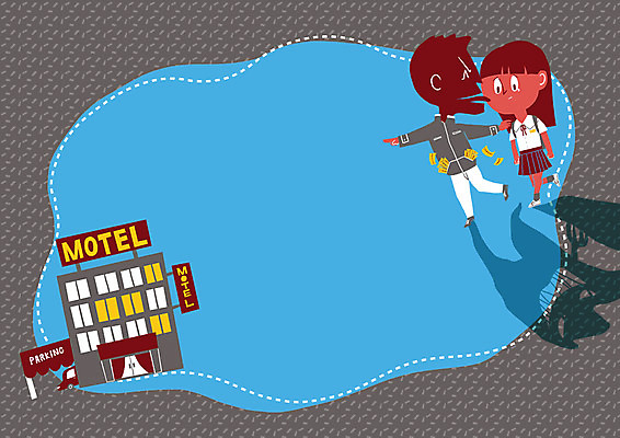 PSD 학생 여자 남자 교복 캠페인 돈 일러스트 성인 두명 유혹 여관 성범죄 성희롱 프레임일러스트 국내일러스트 옷 컨셉 숙소 프레임 사람 범죄 재산 파일형식