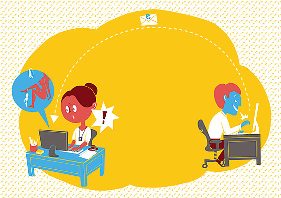 PSD 여자 남자 캠페인 의자 일러스트 성인 두명 사무실 모니터 이메일 책상 성범죄 성희롱 음란물 프레임일러스트 국내일러스트 가구 비즈니스 프레임 사람 컴퓨터 범죄 파일형식