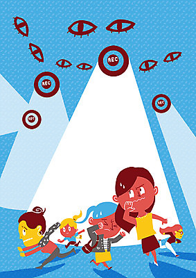 PSD 여자 캠페인 일러스트 여러명 성인 탈출 눈모양 몰래카메라 성범죄 성희롱 프레임일러스트 국내일러스트 모양 다수 컨셉 프레임 사람 카메라 범죄 파일형식