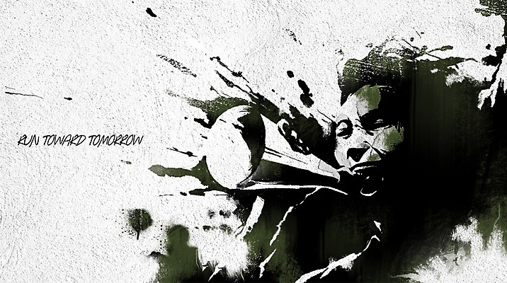 PSD 남자 백그라운드 일러스트 한명 성인 청춘 파이팅 확성기 물감 외침 목표 번짐 열정 물감효과 국내일러스트 1 감정 컨셉 모션 사람 소리 미술도구 파일형식 효과