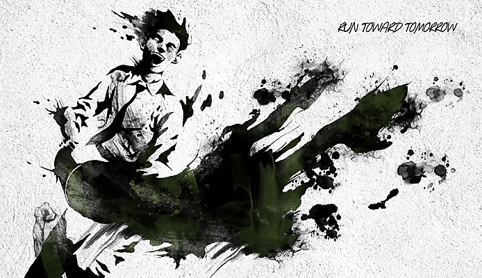 PSD 남자 백그라운드 일러스트 한명 성인 물 청춘 파이팅 물감 목표 뿌리기 번짐 열정 물감효과 물뿌리기 물양동이 국내일러스트 자연요소 1 감정 컨셉 모션 사람 미술도구 양동이 파일형식 효과