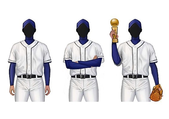 PSD 직업 남자 일러스트 성인 세명 세트 팔짱 야구 야구선수 야구글러브 트로피 야구모자 야구복 얼굴없음 국내일러스트 모자_잡화 모션 운동선수 사람 운동복 구기 야구용품 글러브 상_우승 파일형식