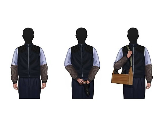 PSD 직업 남자 구두 셔츠 일러스트 성인 세명 세트 조끼 구두닦이 구두수선공 팔토시 얼굴없음 국내일러스트 신발 상의 사람 외투 닦기 토시 파일형식