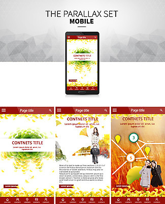 PSD 서양인 외국인 템플릿 여자 웹템플릿 단풍 모바일 성인 취미 세명 가을 은행잎 모바일템플릿 모바일웹 시차스크롤 반응형 패럴렉스 이미지템플릿 계절 잎 사람 인종 파일형식