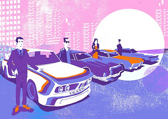 PSD 여자 남자 행복 여유 일러스트 자동차 빌딩 여러명 성인 취미 선글라스 도시 즐거움 동호회 국내일러스트 감정 안경 육상교통 다수 사람 건물 파일형식